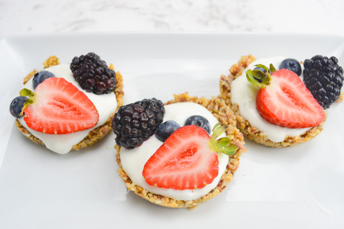 Breakfast Fruit Tart with Granola Crust NuTrail