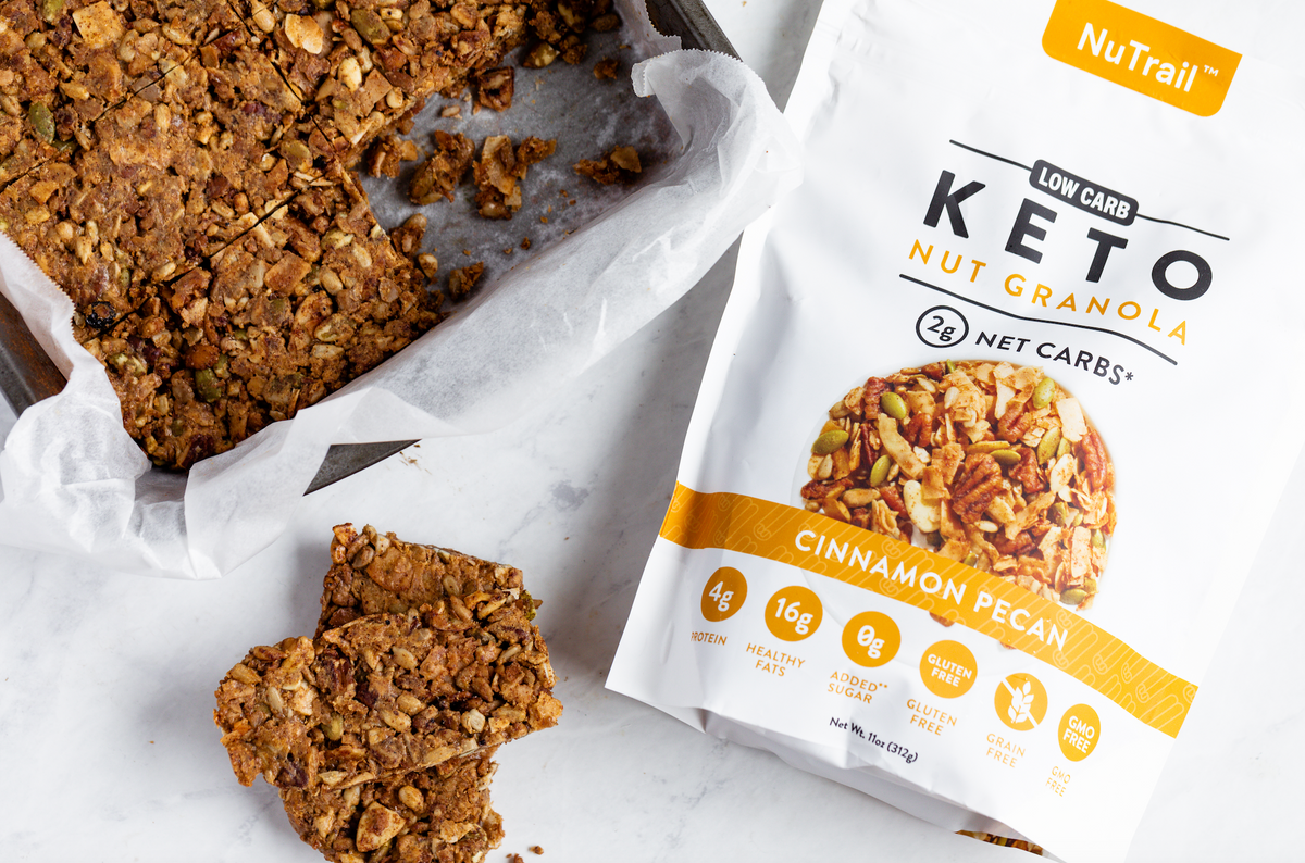 LowCarb Granola Bars Recipe NuTrail