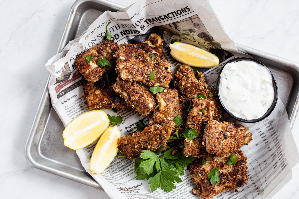 LowCarb Fish Finger Sticks Recipe NuTrail