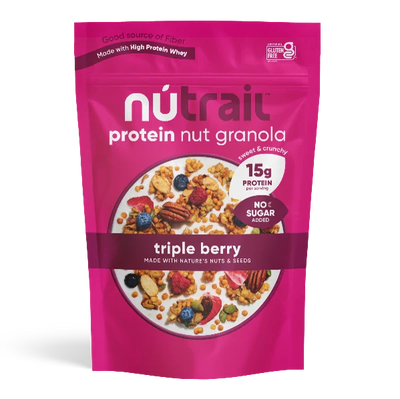 Triple Berry Protein Nut Granola | NuTrail